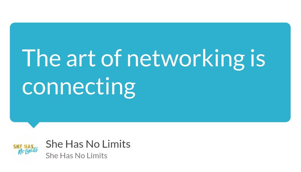 NoLimitsSheHas's tweet photo. We have pulled together some tips to help women gain the most of their networking experiences.
Read more π https://t.co/XeiyAoqCGX
#together #networking #professionalwomen #career #WomenGenerallyHesitate #PersonalProfessionalDevelopment #NetworkingBuddySTime https://t.co/4fS97dTmZD