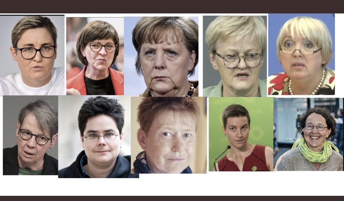 JohnGoldman's tweet photo. Germany’s most prominent politicians. https://t.co/2U9QiRjnjO