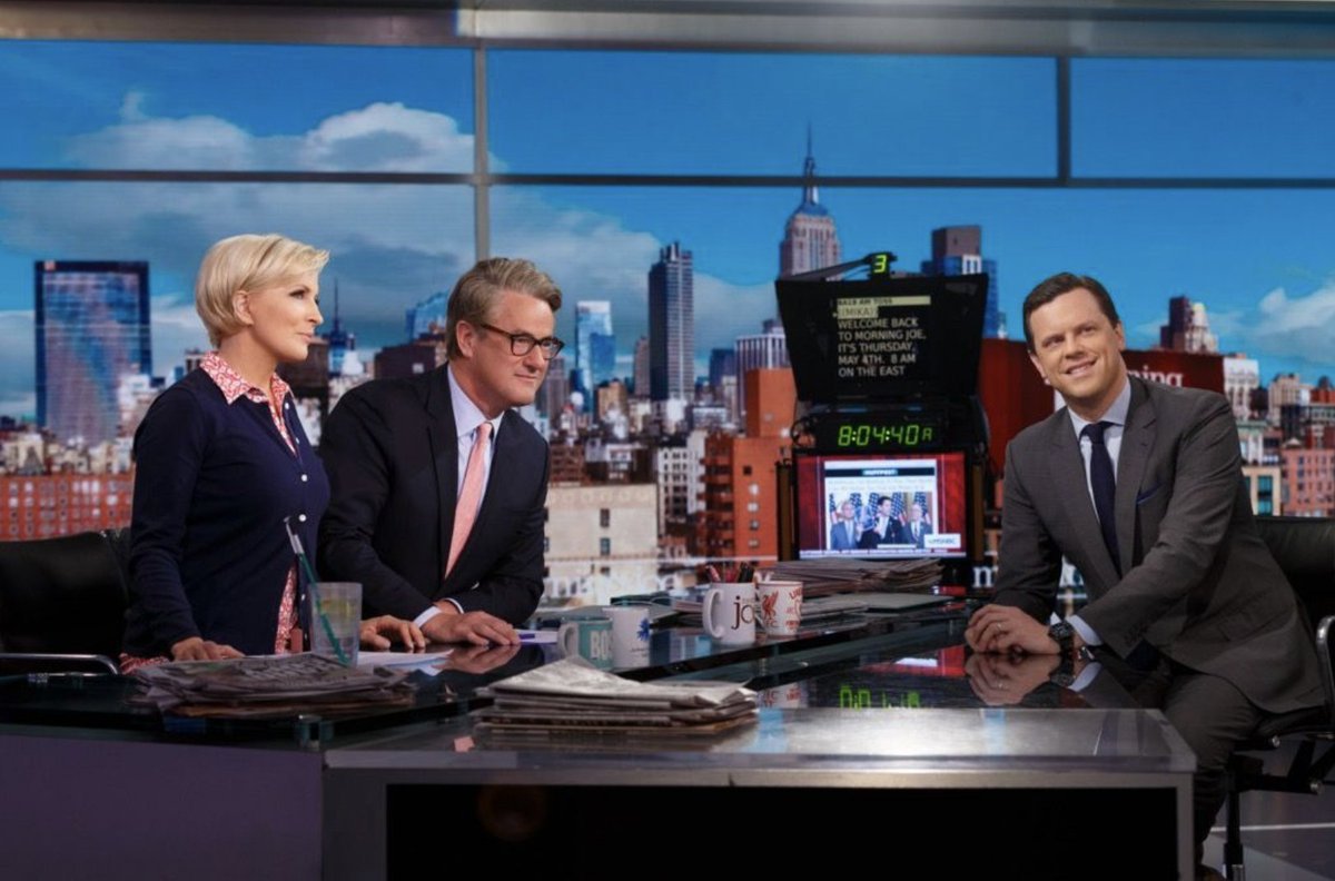 .<a href="/Morning_Joe/">Morning Joe</a> is #1 across all of cable television in total viewers and A25-54 for the first time ever in the time period.