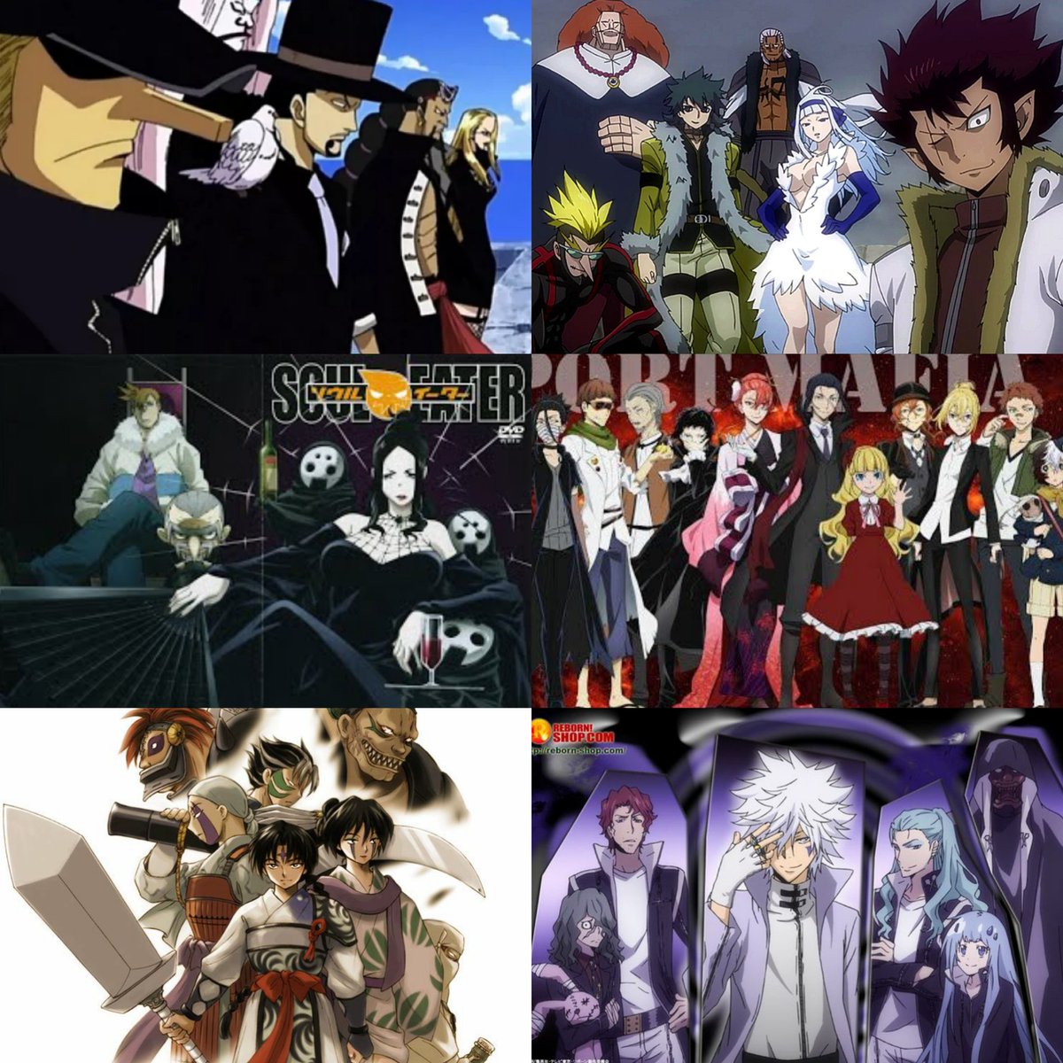 Top 10 Best Anime Villain Groups  Animesoulking