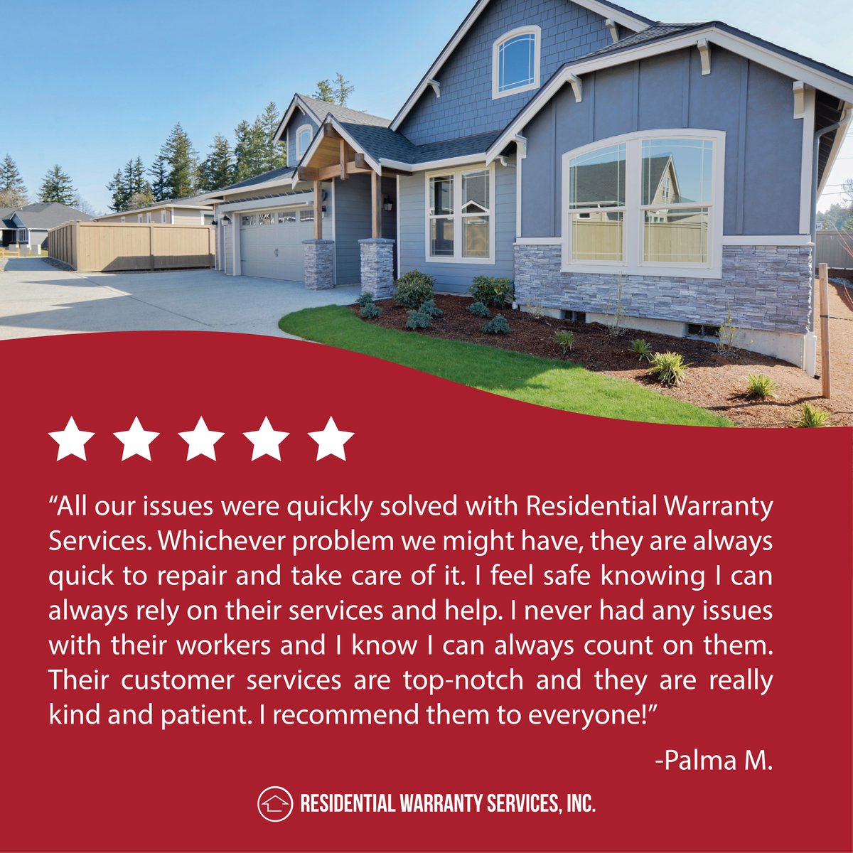RWSWarranty's tweet photo. "All our issues were quickly solved with Residential Warranty Services. Whichever problem we might have, they are always quick to repair and take care of it."

Learn more about the best Home Warranty: https://t.co/GLl1wXzQaJ https://t.co/GweUKxLlEv