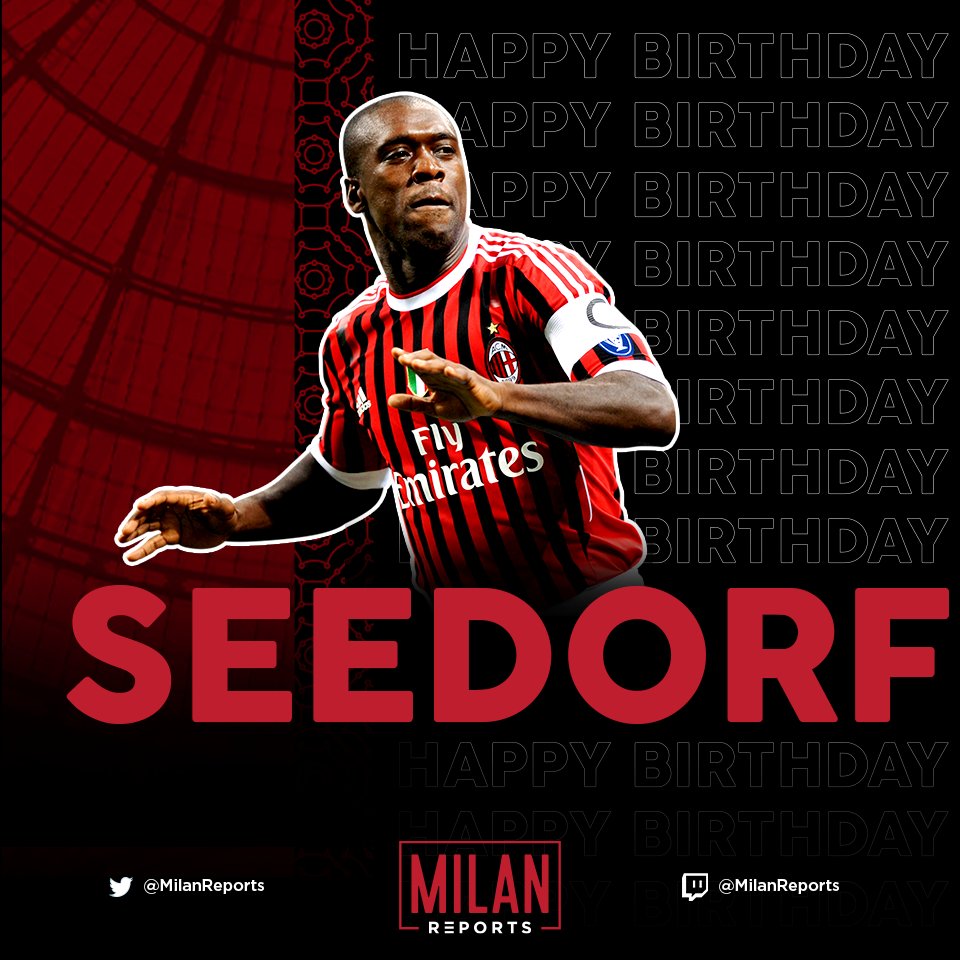  Happy Birthday Clarence Seedorf   