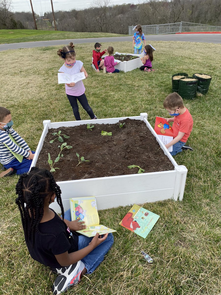 Today we read some great books to our plants. Growing readers <a href="/Foundation4SPS/">Foundation for SPS</a>