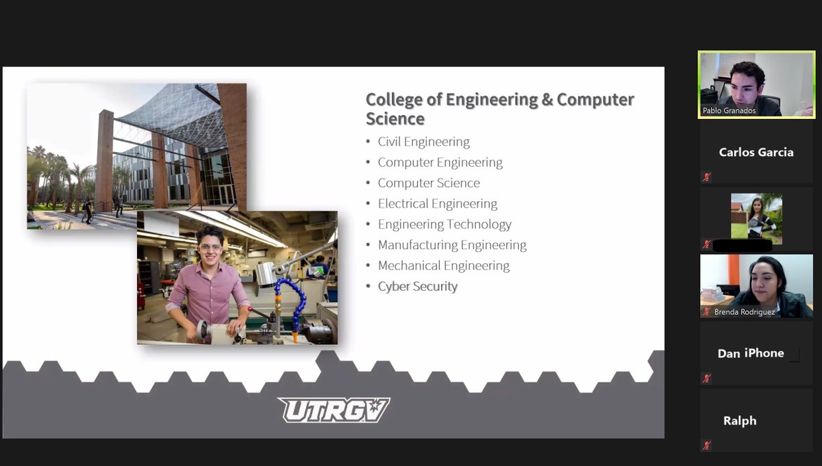advisorcgarcia's tweet photo. Thank you @utrgv for hosting our 1st Virtual @PSJAISD  to UTRGV Junior Day! Our students met with staff from admissions, financial aid, colleges/depts and had an amazing campus virtual tour. It is never too early to start thinking about college! #psjaproud #futurevaqueros https://t.co/O6gu1QTRw2