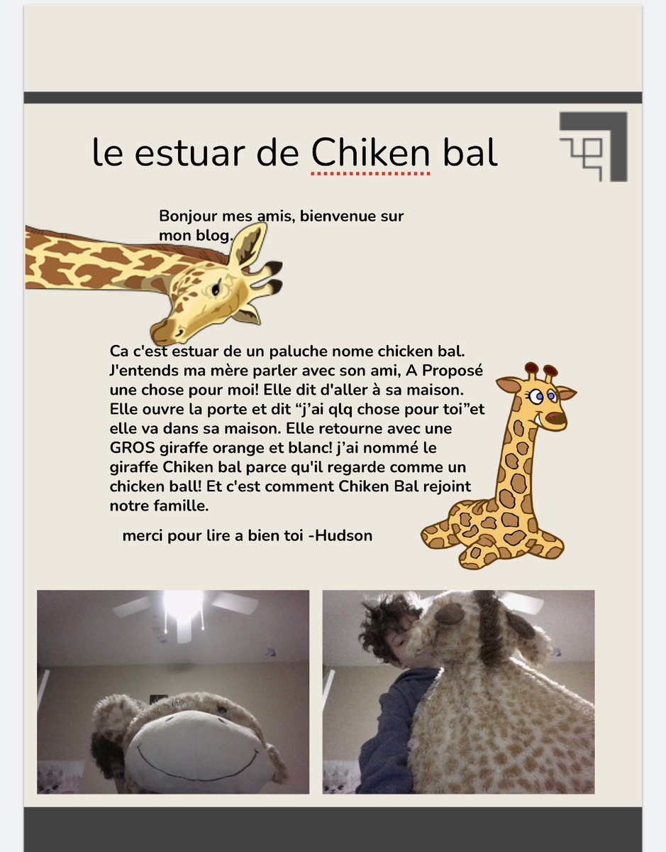 Class 4-1 &amp; 4-2FI are professional bloggers. Bien fait! 🌈 <a href="/VEWhdsb/">Virtual Elementary West</a> <a href="/mllebrown_/">Mlle Brown</a>