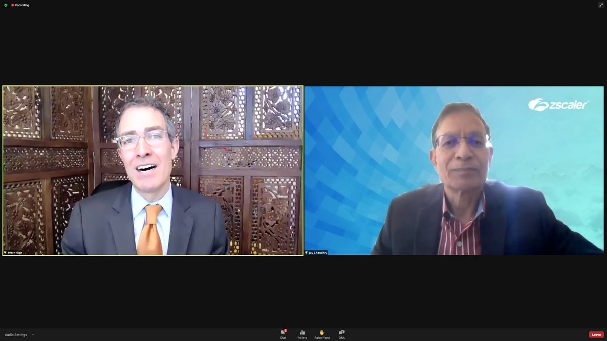 MetisStrategy's tweet photo. @JayZscaler, CEO and Founder of @zscaler, tells @peterahigh that cultural change is a bigger battle than technology change during digital transformations.
#MetisStrategySymposium #GettingToNimble https://t.co/moeKI1UXyj