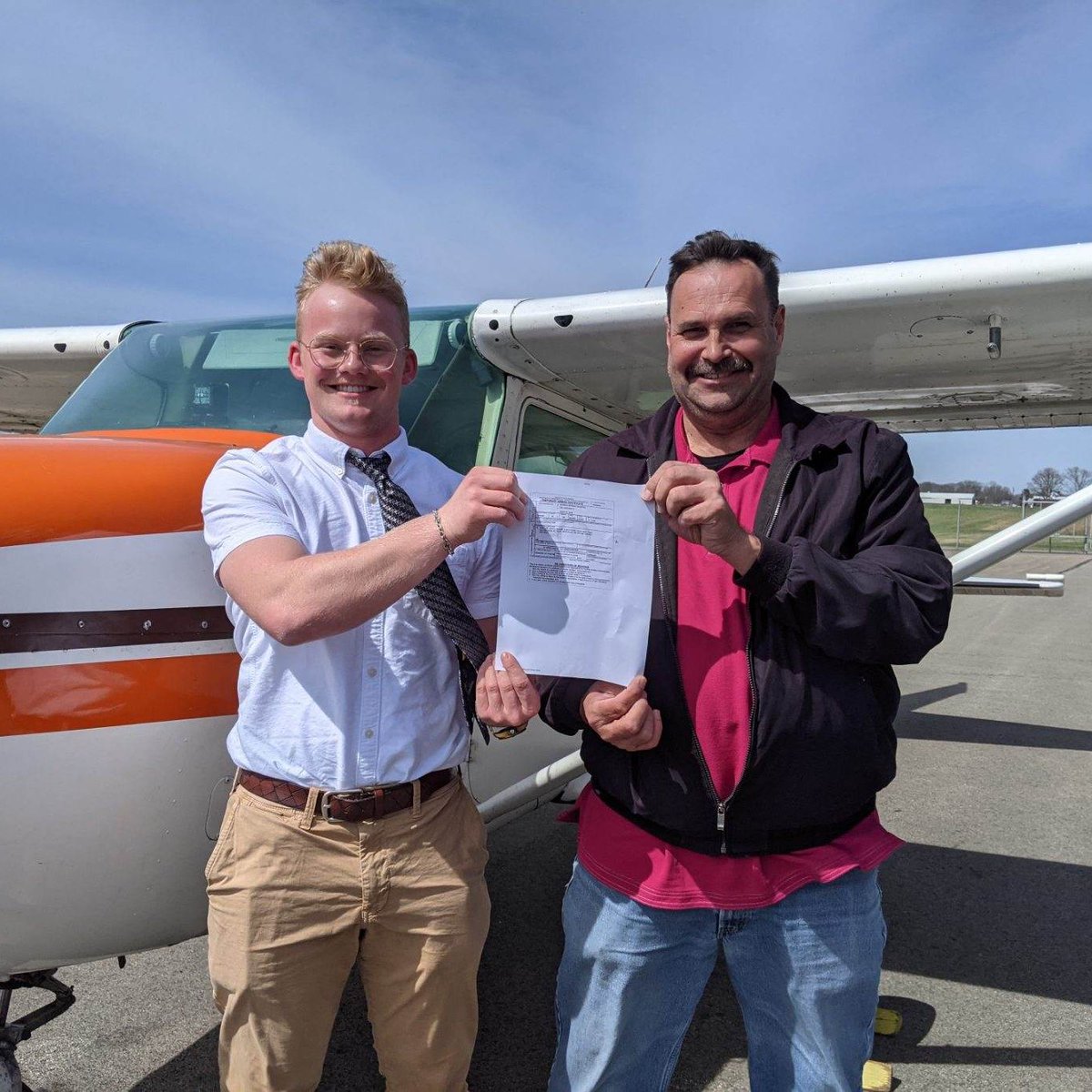 HFA_Butler's tweet image. Congratulations Max! Meet our newest CFI! Max is switching seats from student to instructor here at High Flight. Welcome aboard! #cfi #aviation #avgeek #avgeek #highflightacademy #FlyingLessons
