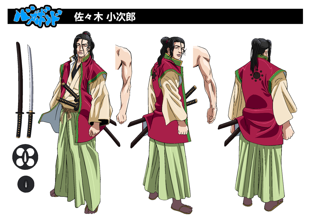 Sasaki Kojiro Character Sheet 🌄 #vagabond #バガボンド