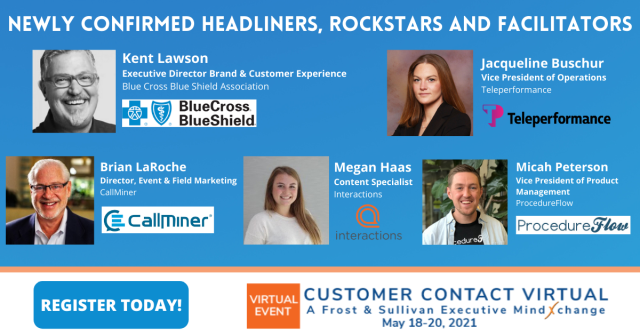 jeeva_jvan's tweet photo. Customer Contact VIRTUAL, May 18-20, 2021 | Check out #CCVirtual's awesome headliners, rockstar insights, and fab facilitators. #CC #CX #virtualevent https://t.co/dvFfN0cAYz