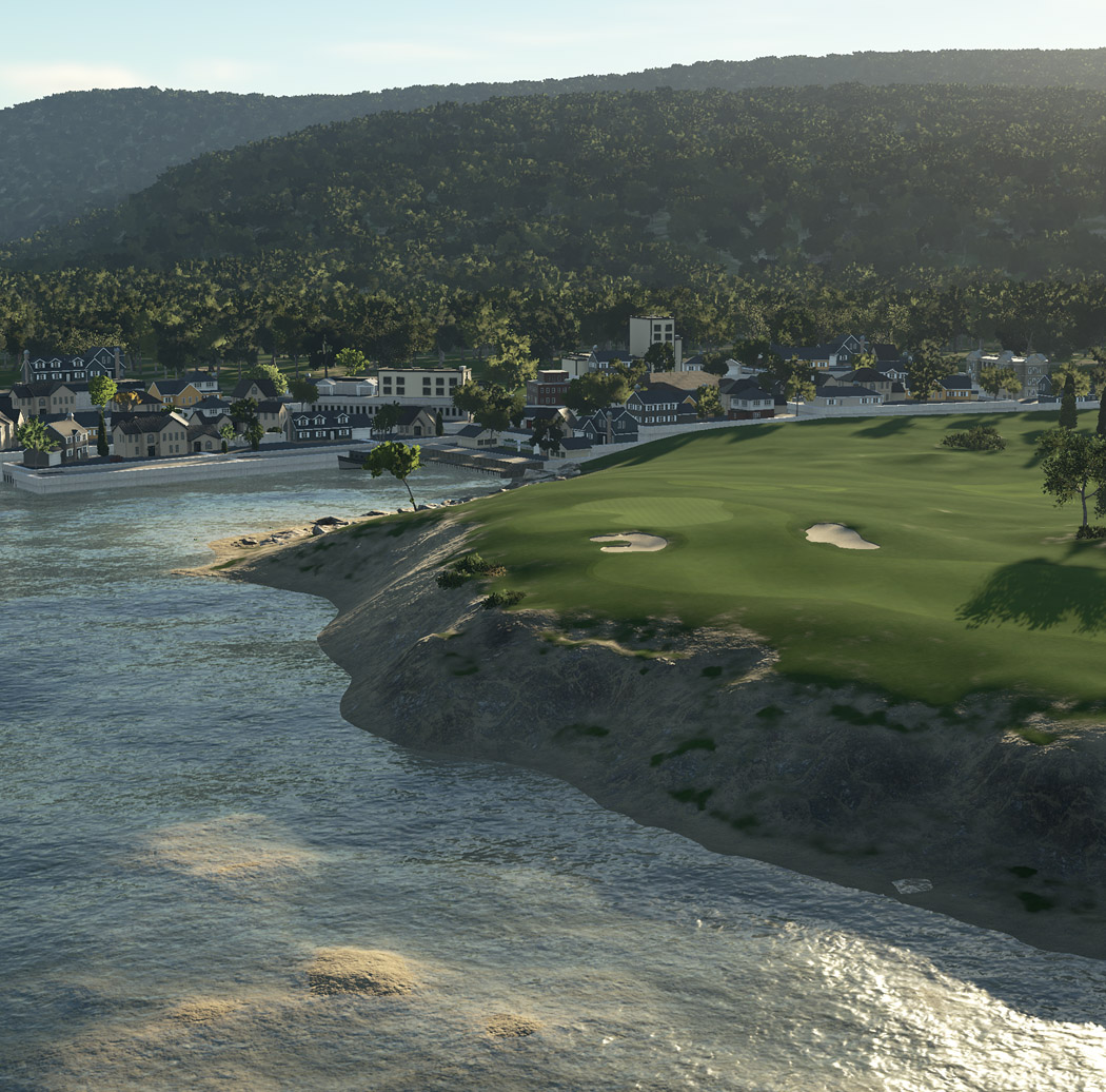 celticwolf15's tweet image. I&apos;ve been creating a coastal town on my @TGCTours National Treasure course, but I may have to reign it in a bit before it becomes a city. #PGATOUR2K #projectperseus
