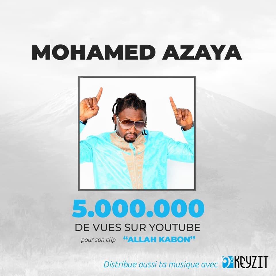 lat_diallo's tweet photo. Félicitations à l’artiste MOHAMED AZAYA pour les 5millions de vues obtenues sur le titre “ALLAH KABON ”.

Et nous vous disons : Alouniqué , Wonouwali , Albarka !🙏

#KeyzitGuinee #KeyzitAfricanMajor https://t.co/rs7qlDrq4I