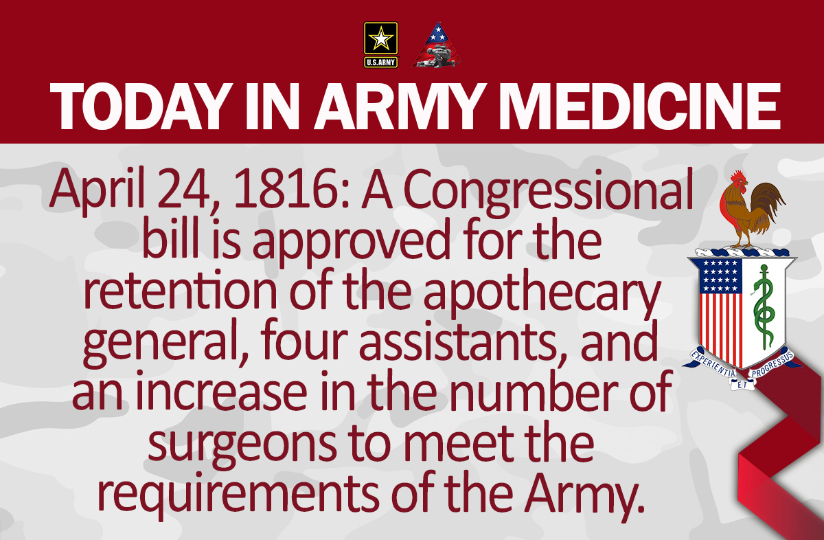 RHCPacific's tweet image. #OTD in #ArmyMedicine history!