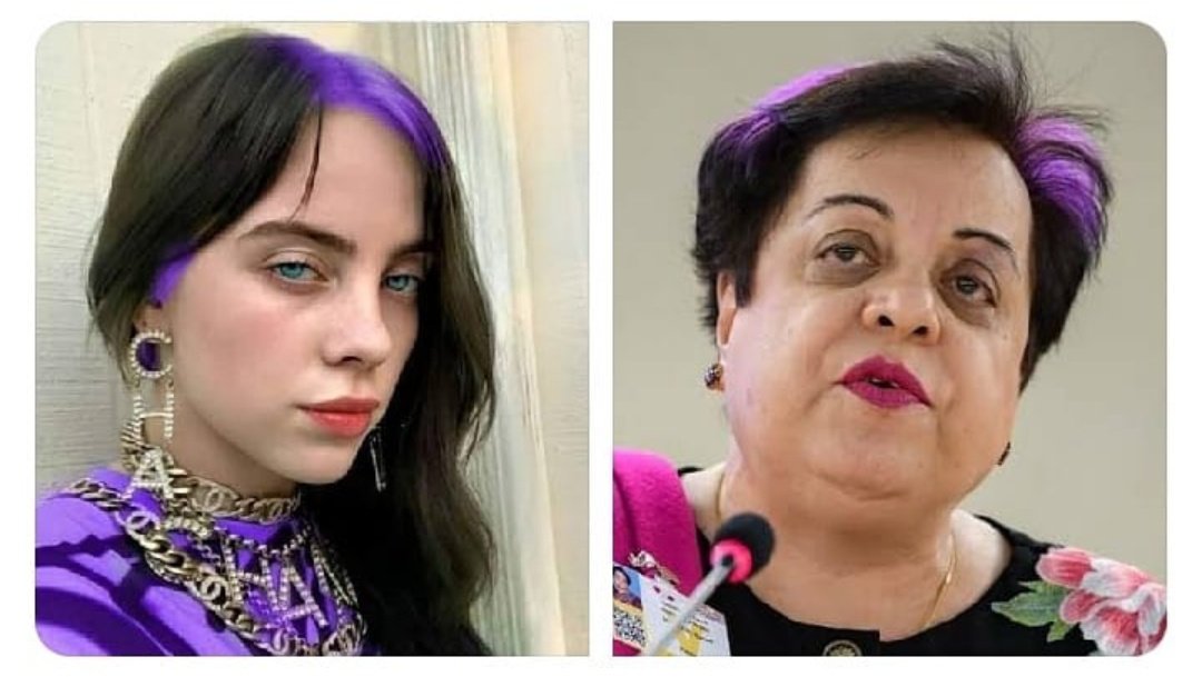 OWNEROFTHUGLIFE's tweet photo. Billie Eilish                       kutti Eilish https://t.co/REbOYmRdUI