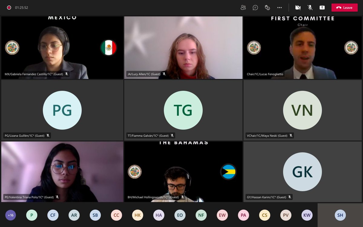 iddawmoas's tweet photo. #DiplomacyinAction: The First Committee voting this morning on the PDR presented by the delegation of Paraguay 🇵🇾  regarding the topic of freedom of thought and expression #2021VirtualWMOAS https://t.co/ald2ESA05H