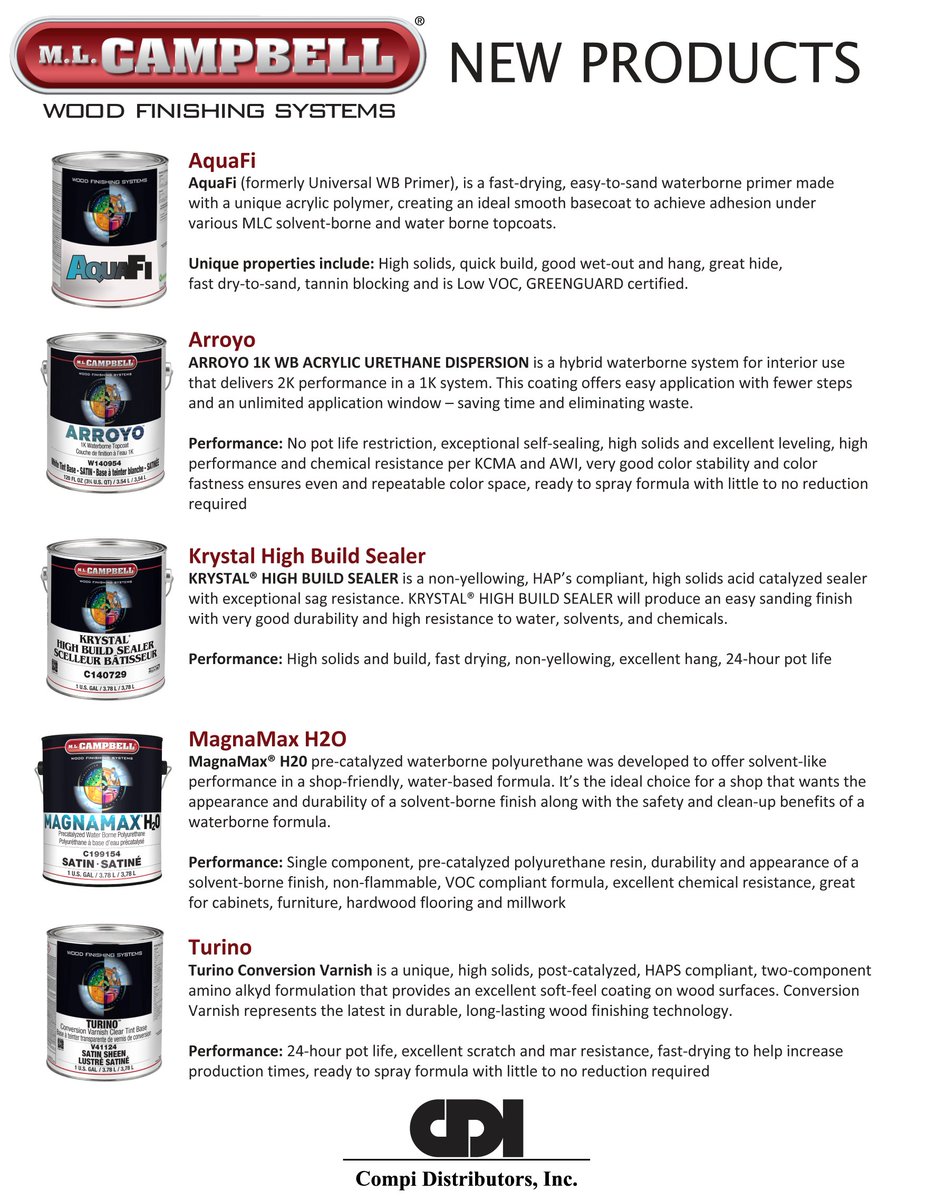 CompiDistInc's tweet image. Save BIG on ML Campbell Thinners at Compi Distributors! Call us today to place your order!
Promotion Ends 6/30/2021