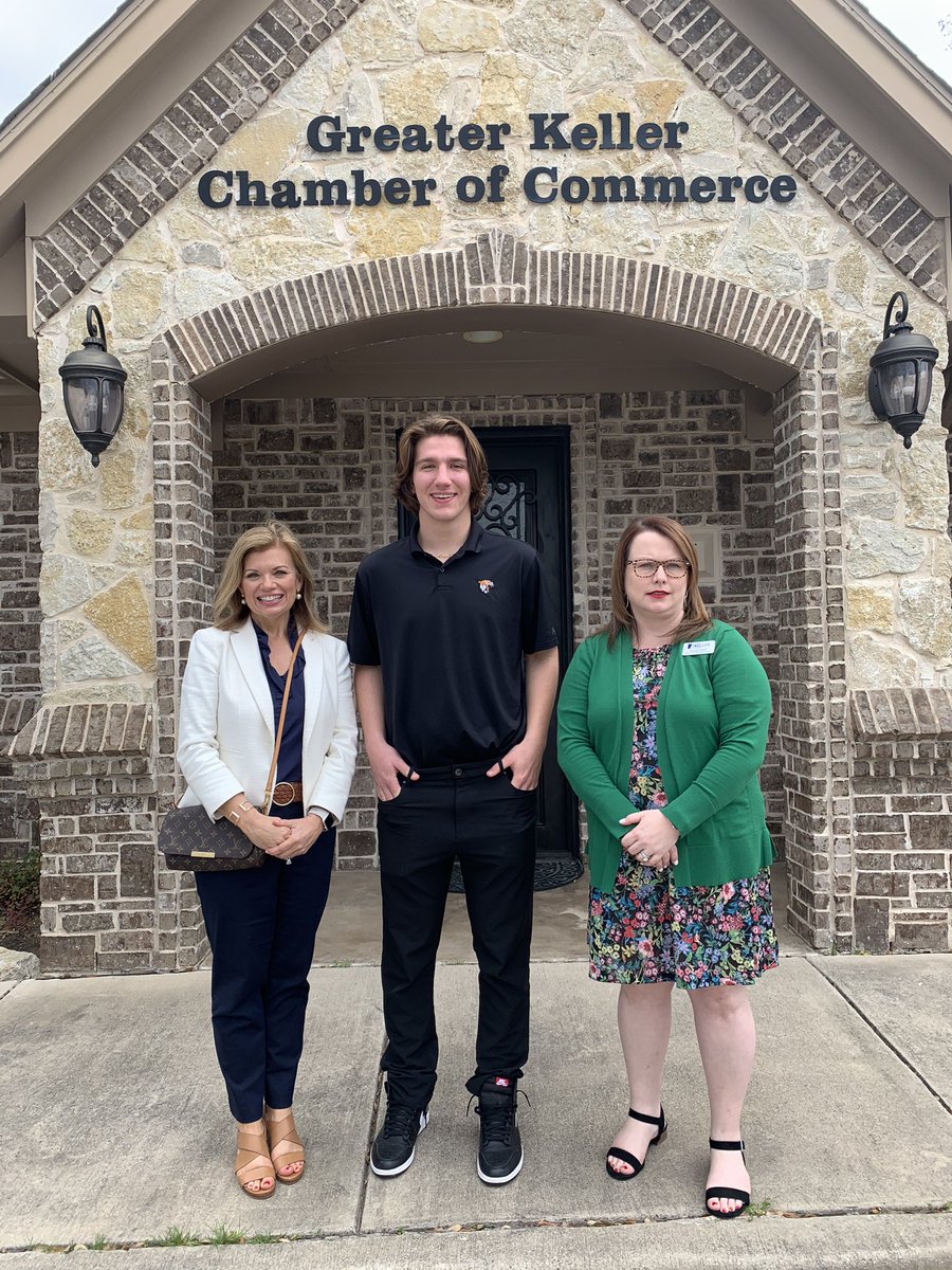 Folger_KHS's tweet photo. Great job on your Marketing Internship @Cainer009!  @KHSIndianNation would like to thank the Greater Chamber of Commerce for the awesome experience!@KellerISD_CTE #cteinkisd #celebratekisd https://t.co/cjkc2oIb4G