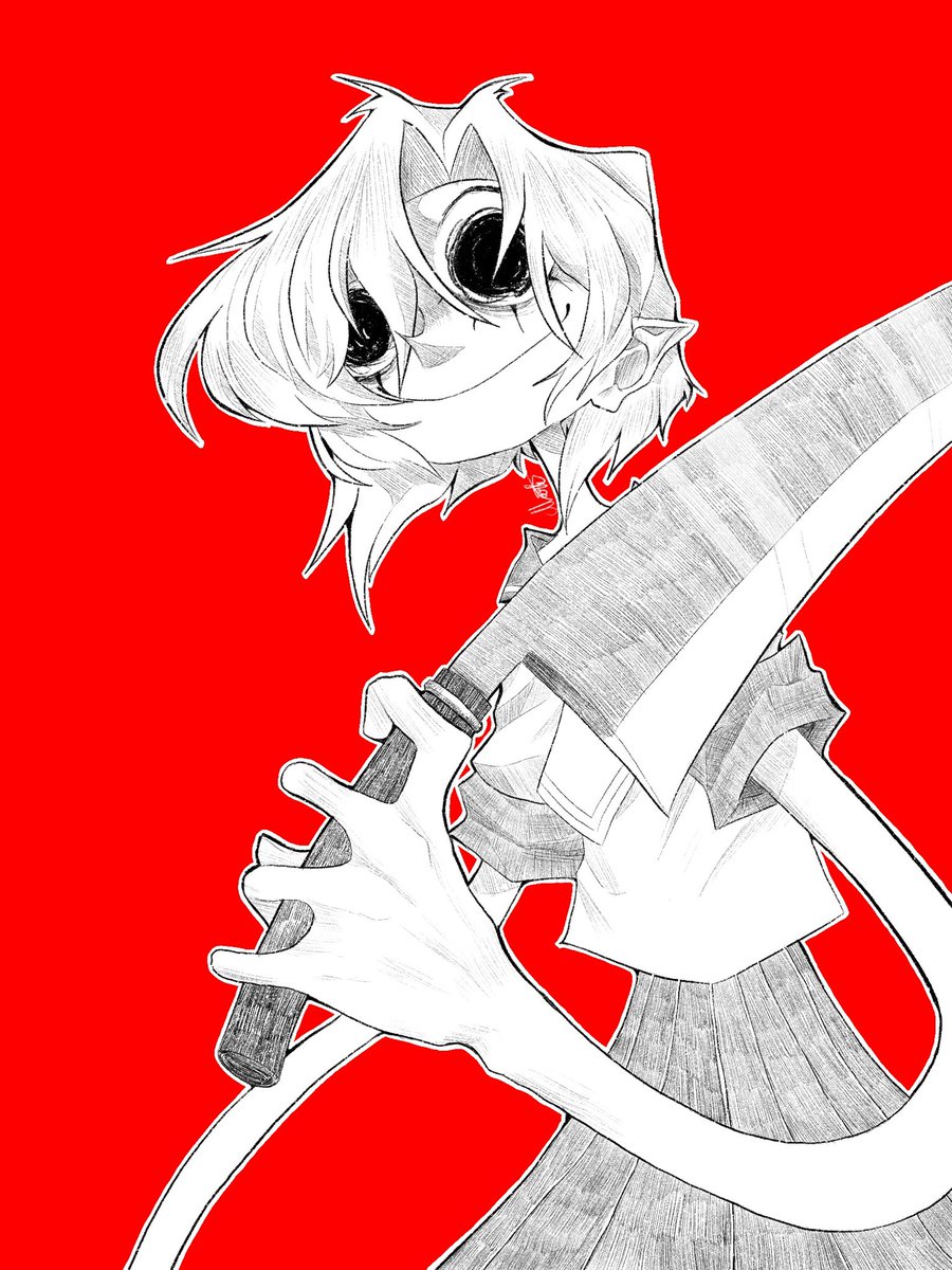 clean_but's tweet photo. A snazzy drawing of Rena Ryugu👁👅👁

#renaryugu #renahigurashi #higurashi #higurashifanart #whentheycry #anime #creepyartstyle #creepy #scary #renafanart #AnimeArt #art #horroanime #horrorfanart #horrorart #higurashiwhentheycry #fanart https://t.co/8HRBLjCimk