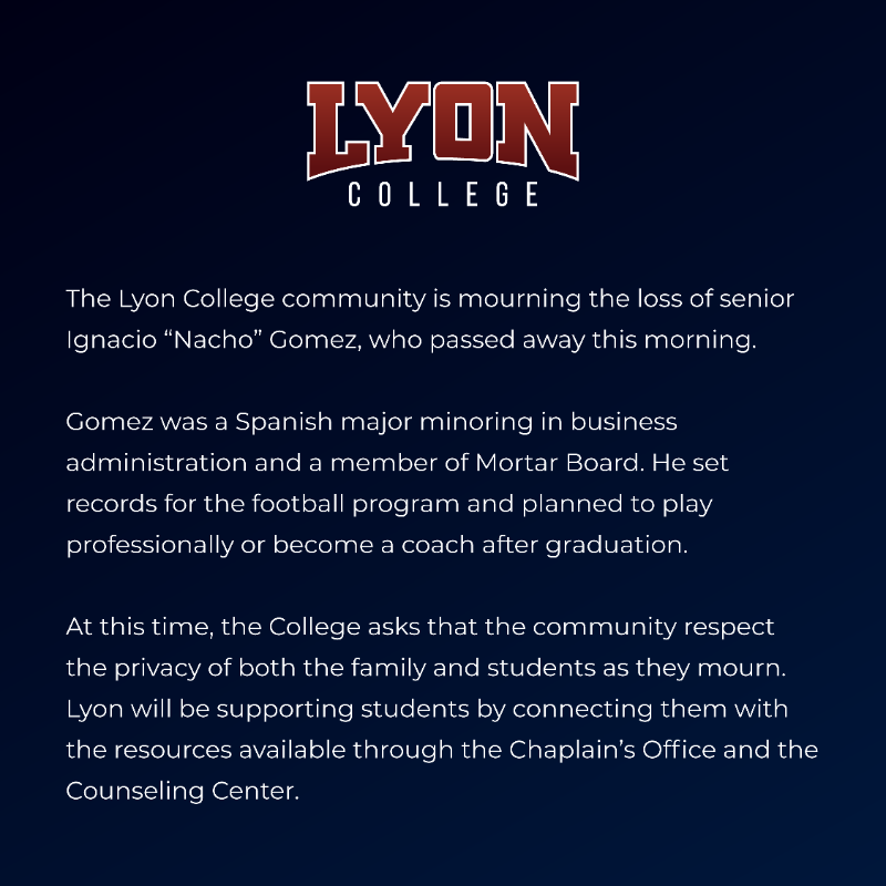 Lyon College tweet media