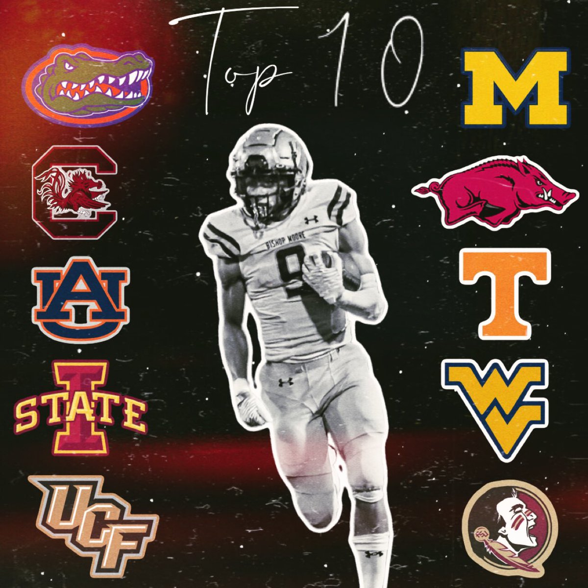 𝒯𝒽𝑒𝓃 𝓉𝒽𝑒𝓇𝑒 𝓌𝑒𝓇𝑒 🔟...✍🏽 I have God,my Parents,my Coaches and teammates to thank for this. Was not an easy decision to make. To every Coach who offered me the opportunity to be a part of their program, I THANK YOU from the bottom of my heart for believing in me.#AGTG