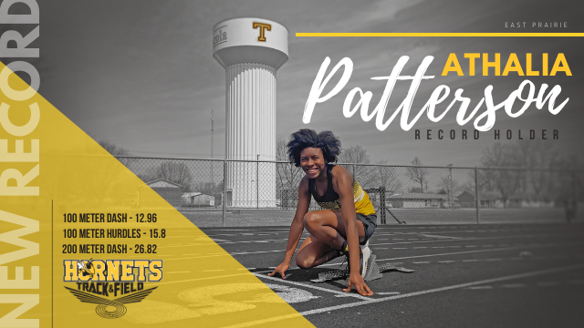 TuscolaCUSD301's tweet photo. Congratulation to Athalia Patterson who broke THREE school records last Saturday!!!

100 Meter dash - 12.96
100 Meter hurdles - 15.8
200 Meter dash - 26.82 https://t.co/EAvkmvkdef