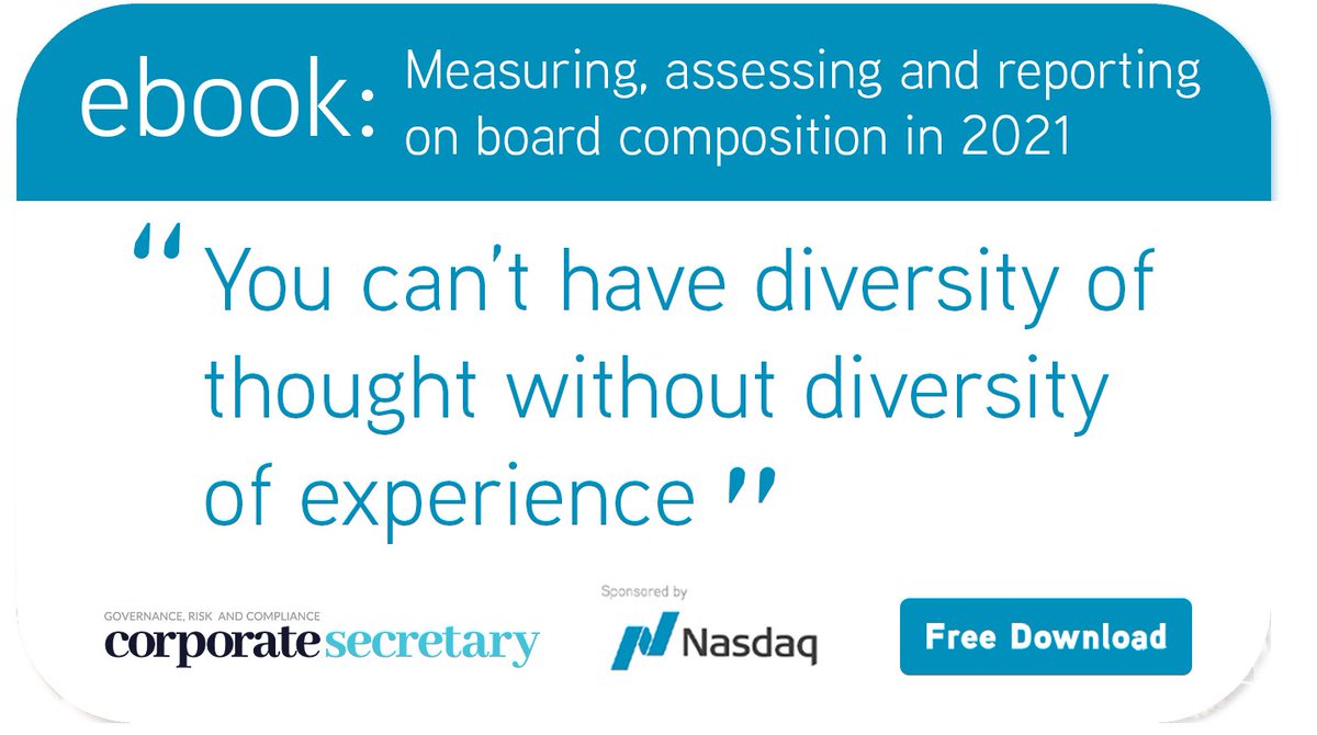 Board evaluations have taken on greater prominence in recent years as an important element of good governance, find out more in  "Measuring, assessing and reporting on board composition in 2021", an ebook sponsored by <a href="/Nasdaq/">Nasdaq</a>. Download: hubs.la/H0H8fBk0