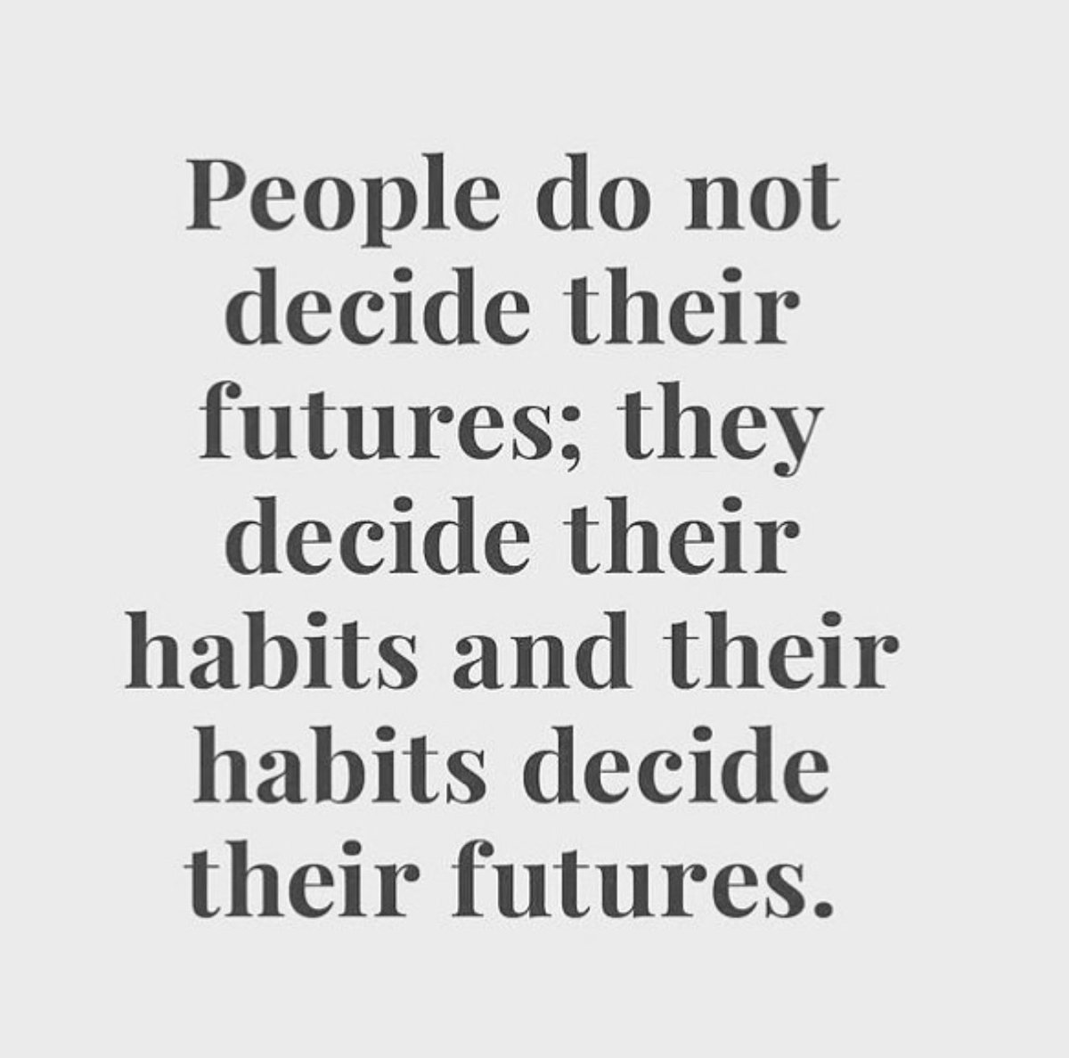 From F.M. Alexander. Our habitats really do decide our future. We need to take care of our earth and it’s ecosystems. Our environment is suffering due to the day to day choices we make when we do not recycle, over consume, and don’t care about implications of carbon emissions.