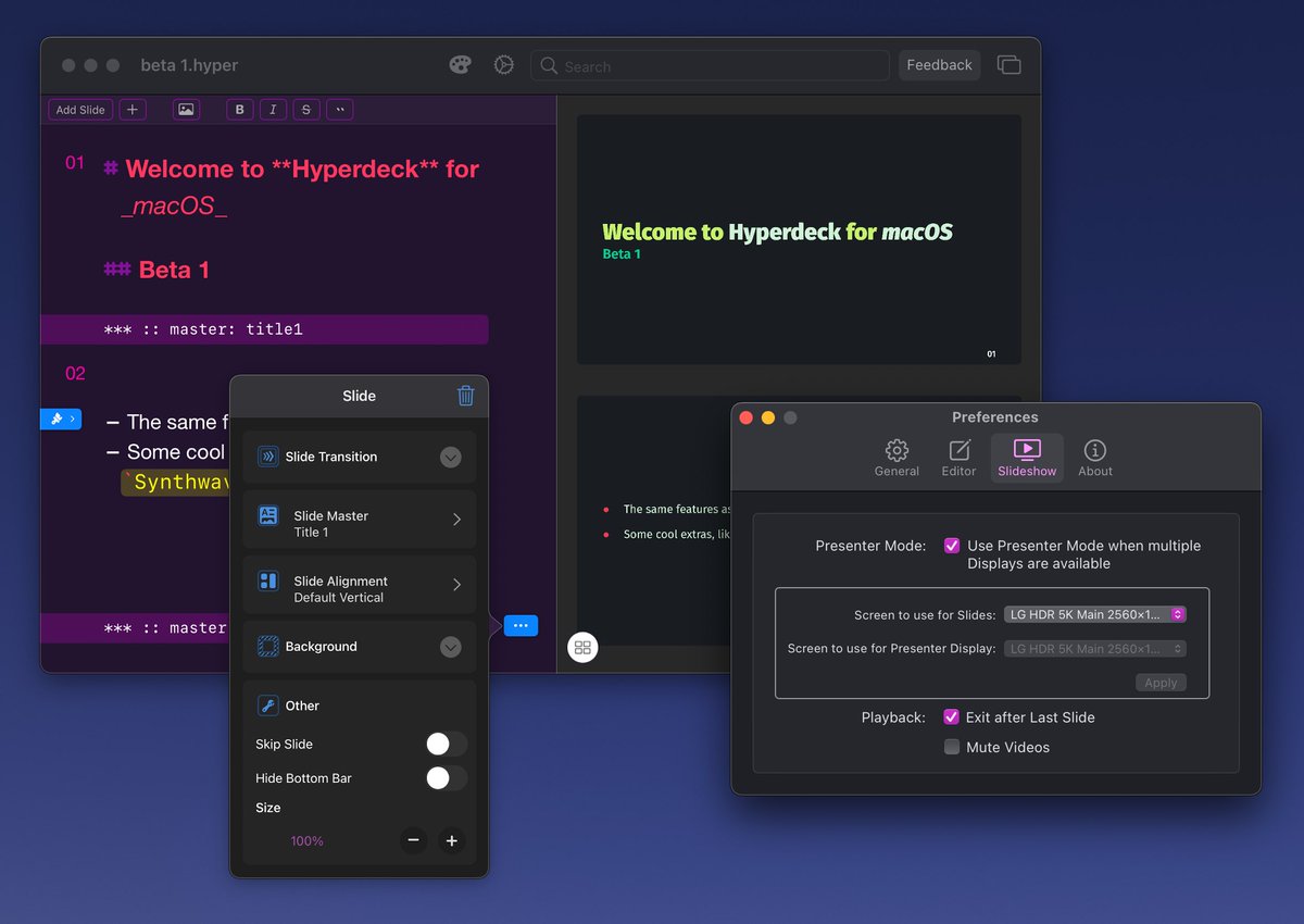 hyperdeck_io's tweet photo. Hyperdeck beta 1.0 for macOS just launched! We’re excited hear how you like it!

You can download it here!

https://t.co/J8nAODPwVC https://t.co/fqrpPDYbMk