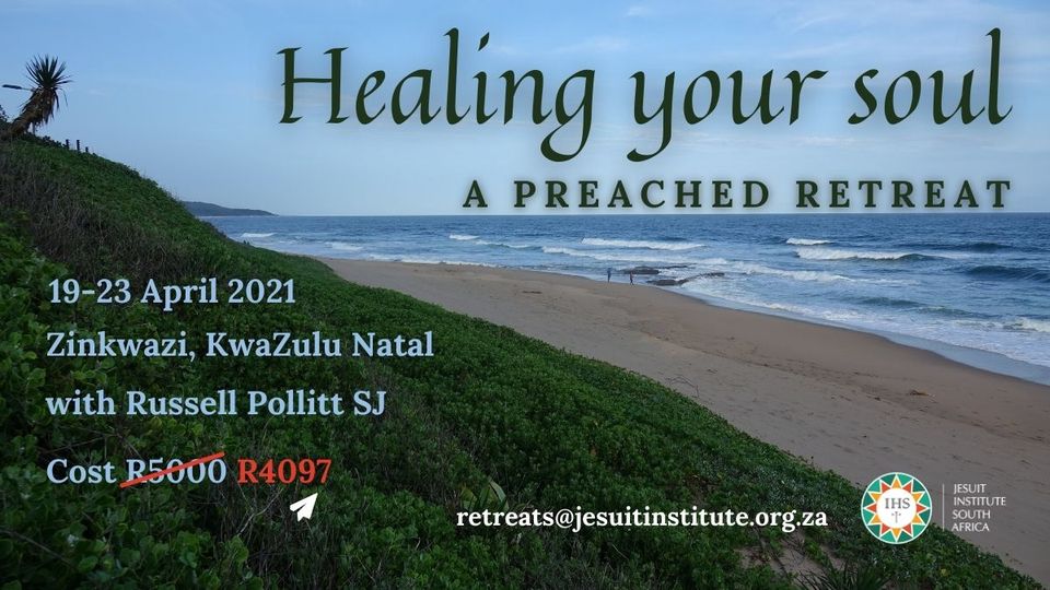 JesuitInstitute's tweet photo. You tired? Need space, rest, reflection and 'me' time? You soul need healing? Join the @JesuitInstitute "Healing your soul" retreat led by @rpollittsj https://t.co/pMfxTqSUpy