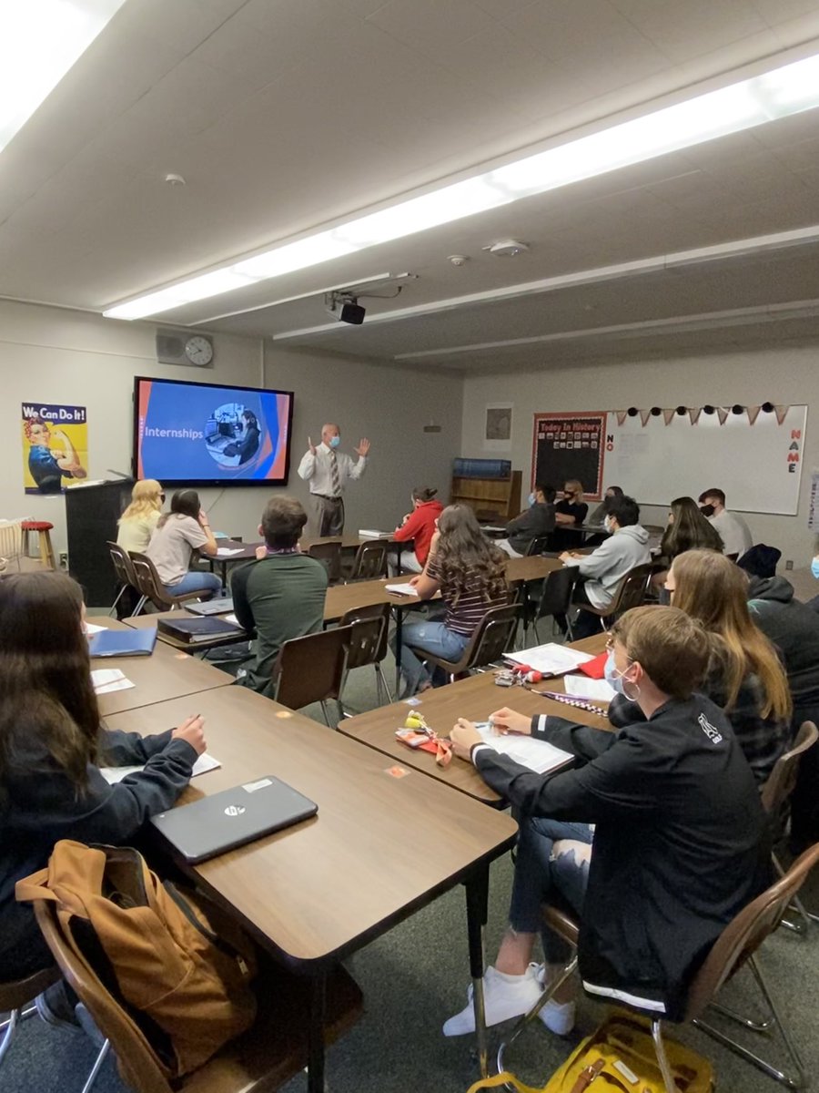 WsdCte's tweet photo. It’s recruiting time for High School Internships! It is a great opportunity that will benefit students in the future! If you are interested, contact your CTE secretary at your school! https://t.co/L1bh4gMOeh