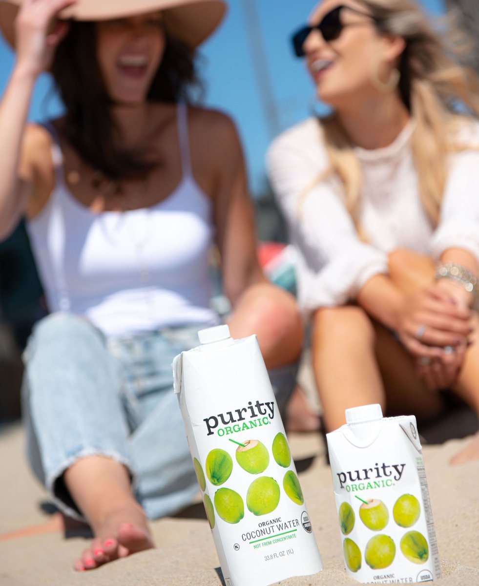 Our coconut water tastes just like vacation. 🥥 ☀️  #PurityOrganic