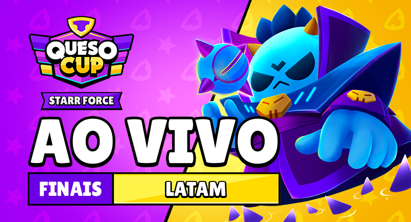 BrawlStarsBRC's tweet photo. Chegou a hora de conhecer o Campeão LATAM da Queso Cup! 🏆
@Rebolagamer está 🔴AO VIVO🔴 narrando todas as partidas!
SF1: @INTZ 🆚 @TeamQLASH
SF2: #KGP 🆚 @DeltaStarsGG
Cola na @TwitchBR do @Rebolagamer: https://t.co/wH8aBGw8LG https://t.co/plt55WZwjG