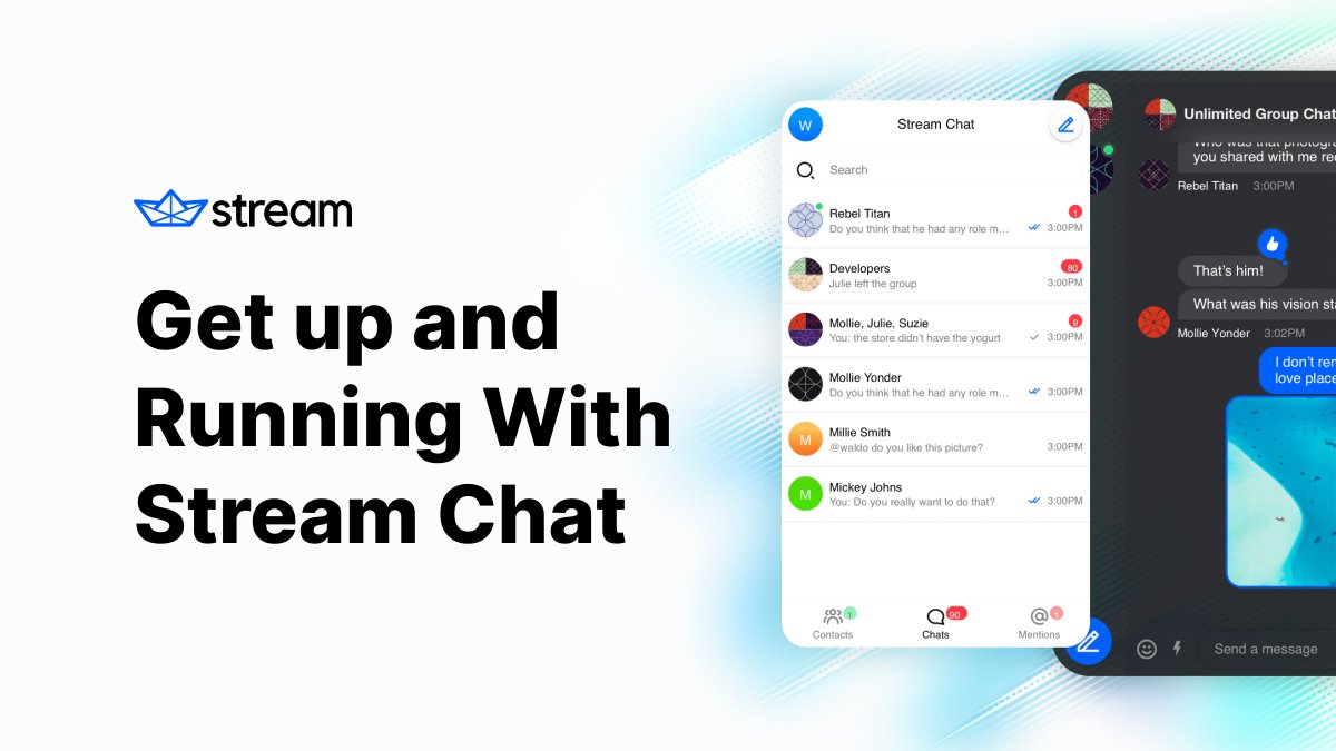 getstream_io's tweet image. New to #StreamChat? We’ve got you covered 😎

Check out our latest blog post on getting up and running using #StreamChat 💬

getstream.io/blog/registeri…

#Chat #SAAS #APIs