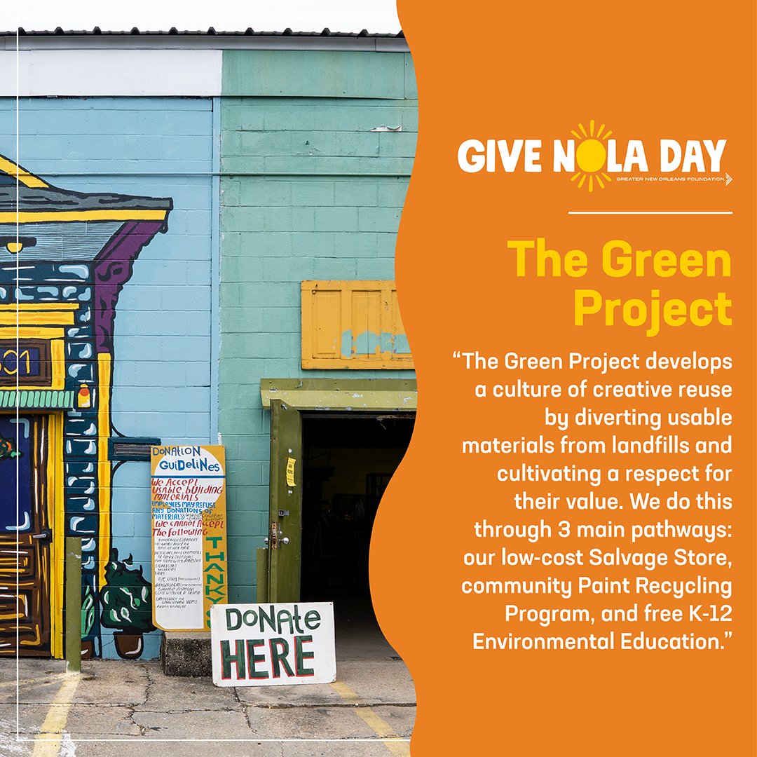 GNOFoundation (@gnofoundation) on Twitter photo "Our programs are combining forces to launch M.E.S.S. Lab, a hands-on learning lab that teaches env. stewardship + civic engagement. GiveNOLA proceeds will support the launch + 1st year of operation!" Give to great NPOs like <a href="/TheGreenProject/">the Green Project</a> 5/4 #GiveNOLADay #GiveNOLASpotlight "Our programs are combining forces to launch M.E.S.S. Lab, a hands-on learning lab that teaches env. stewardship + civic engagement. GiveNOLA proceeds will support the launch + 1st year of operation!" Give to great NPOs like <a href="/TheGreenProject/">the Green Project</a> 5/4 #GiveNOLADay #GiveNOLASpotlight