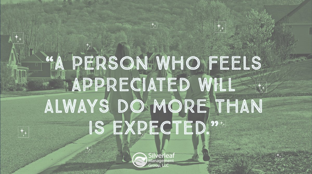 SilverMgmtGrp's tweet photo. At Silverleaf, we're different.  We value our employees more than most and believe happy, appreciated people create a strong business.  We are ready to meet  the needs of your association.  We're a family taking care of families.  #wearesilverleaf

https://t.co/oGxGrIP6fA https://t.co/Qv2WzLxvPH