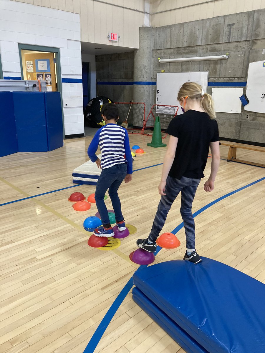 Indiana Jones jungle obstacle course today! Cross above the deep piranha filled water using the cliff under the rushing falls. Then walk carefully along the volcano rim without falling into the hot bubbling lava! #Physed