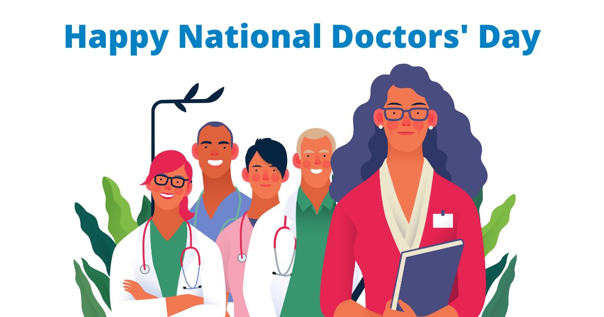 On this #NationalDoctorsDay we recognize all of the heroes out there and thank them for their dedication and service to our communities.