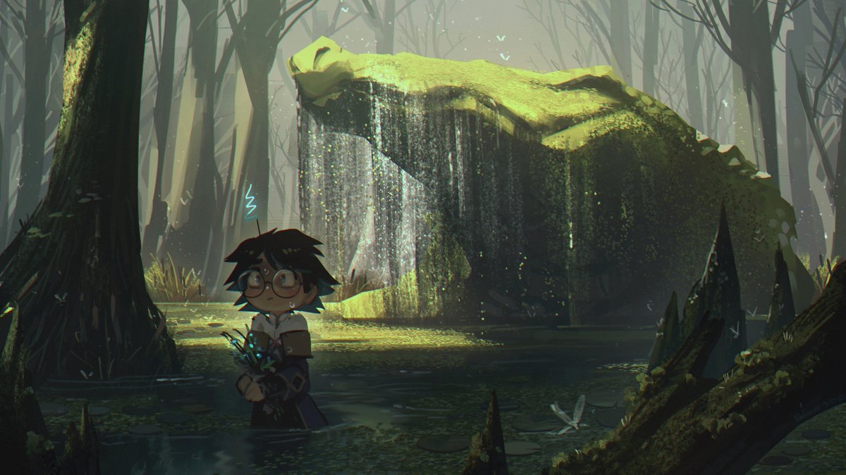 Porforever's tweet photo. A finished brush example image from video above! 🐊 https://t.co/eyOr7prjHr