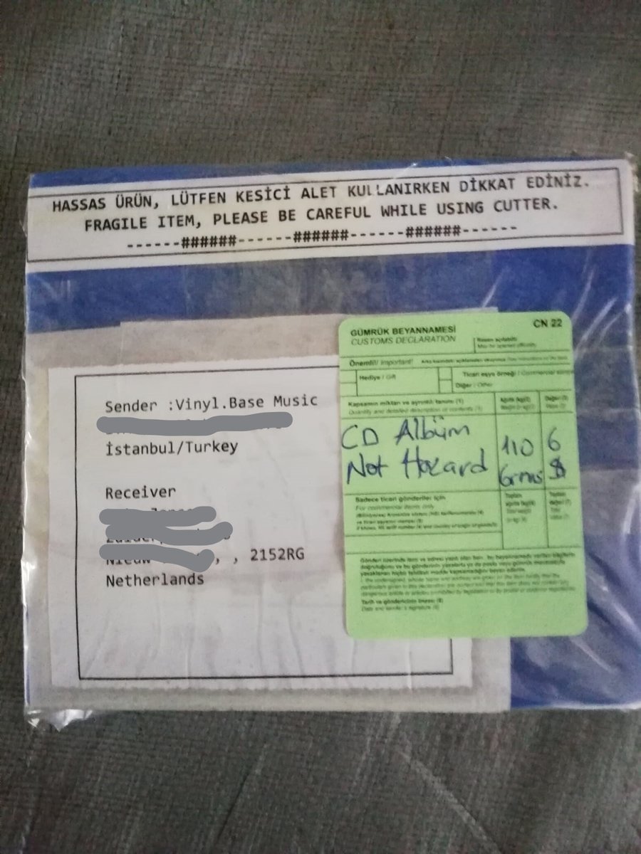 VDiscogs's tweet image. This album shipped to Netherlands :)