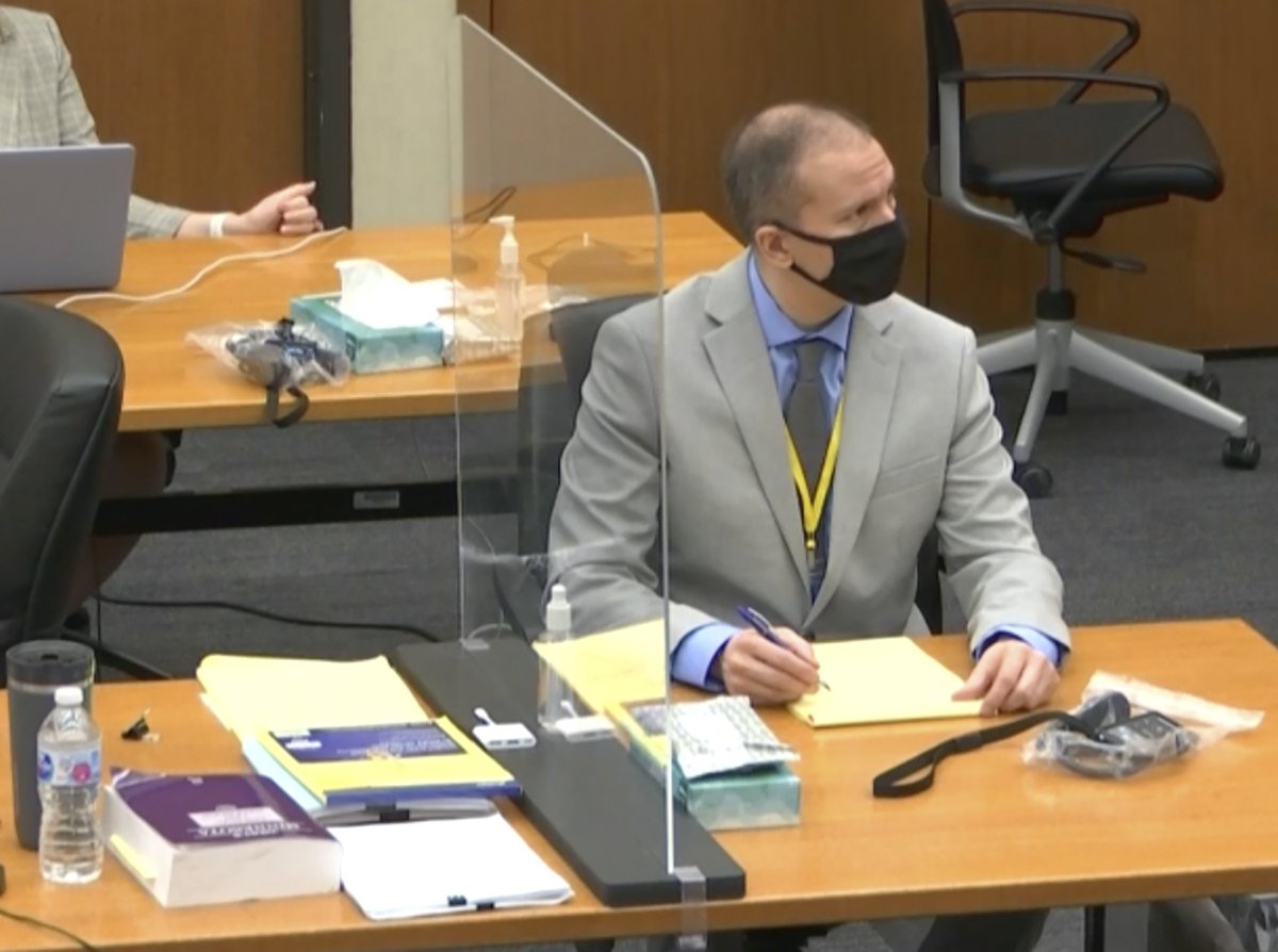 blkalerts's tweet photo. WATCH: Black News Alerts live coverage of the murder trial of the fired police officer charged with killing George Floyd, Derek Chauvin, day 2 https://t.co/06KFLF8iZy https://t.co/kGqiV2JiF1