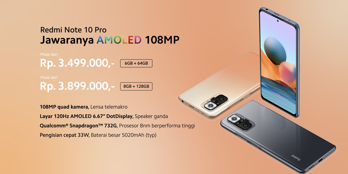 alvintse's tweet photo. [Giveaway] Boooom! What a magical night @XiaomiIndonesia w/ #RedmiNote10&amp; #RedmiNote10Pro! Let's start AMOLED revolution!

To win 1 #RedmiNote10 :
1. RT>500 &amp; @ 3 friends 
2. Follow @alvintse &amp; @XiaomiIndonesia 
3. Comment why you want to join AMOLED revolution with Xiaomi

🔥🔥 https://t.co/R7NR3BpsEY