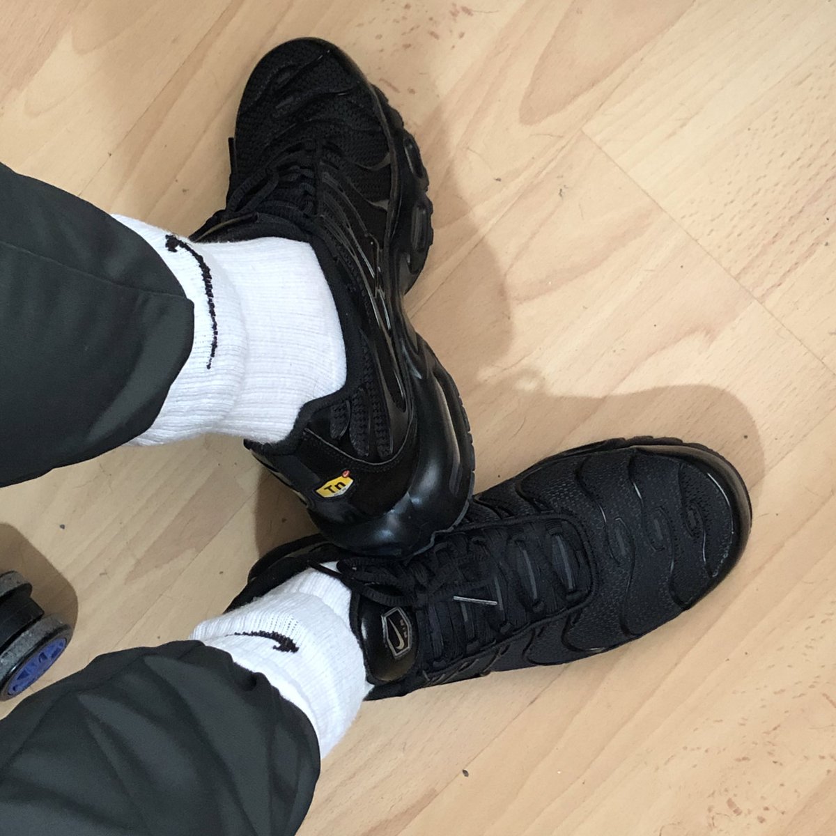 Rubber4Punk's tweet photo. New Tn’s. Can’t wait to rubber up in them. #gaychav #gayscally #gaytrackies #niketn #kiffeur #trackiesfetish #trainersfetish #gaykink #rubberchav #chavdrone https://t.co/G0x0Zui7Oh
