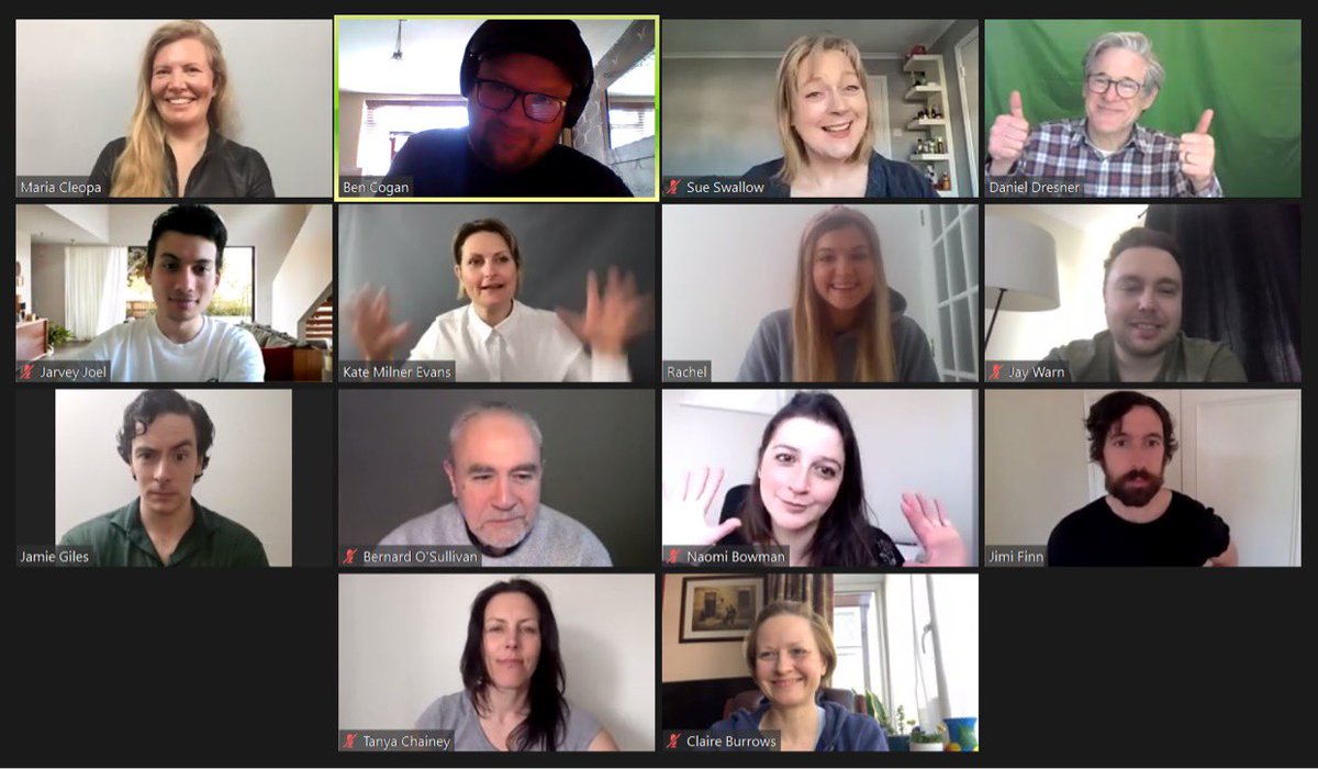 More afternoon delight #Working4Actors on the invitation of <a href="/DanielDresner/">Daniel Dresner</a> on scene dissection and audition/ self tape technique. Thank You to all You Lunchtime Groovers ... always here to help! x