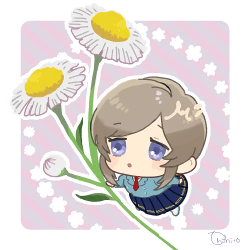 女の子デフォルメイラスト