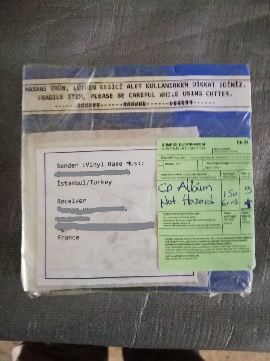 VDiscogs's tweet image. FRANCE... One of the fastest shipping route. Usually a parcel can deliver 5-6 business days :))