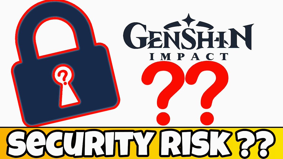 gggamingplays's tweet photo. https://t.co/fGyFCy1YpC Genshin Impact Security Risk?? 

#Genshin_Impact #genshin #YouTube https://t.co/iLoVpJ3Dse