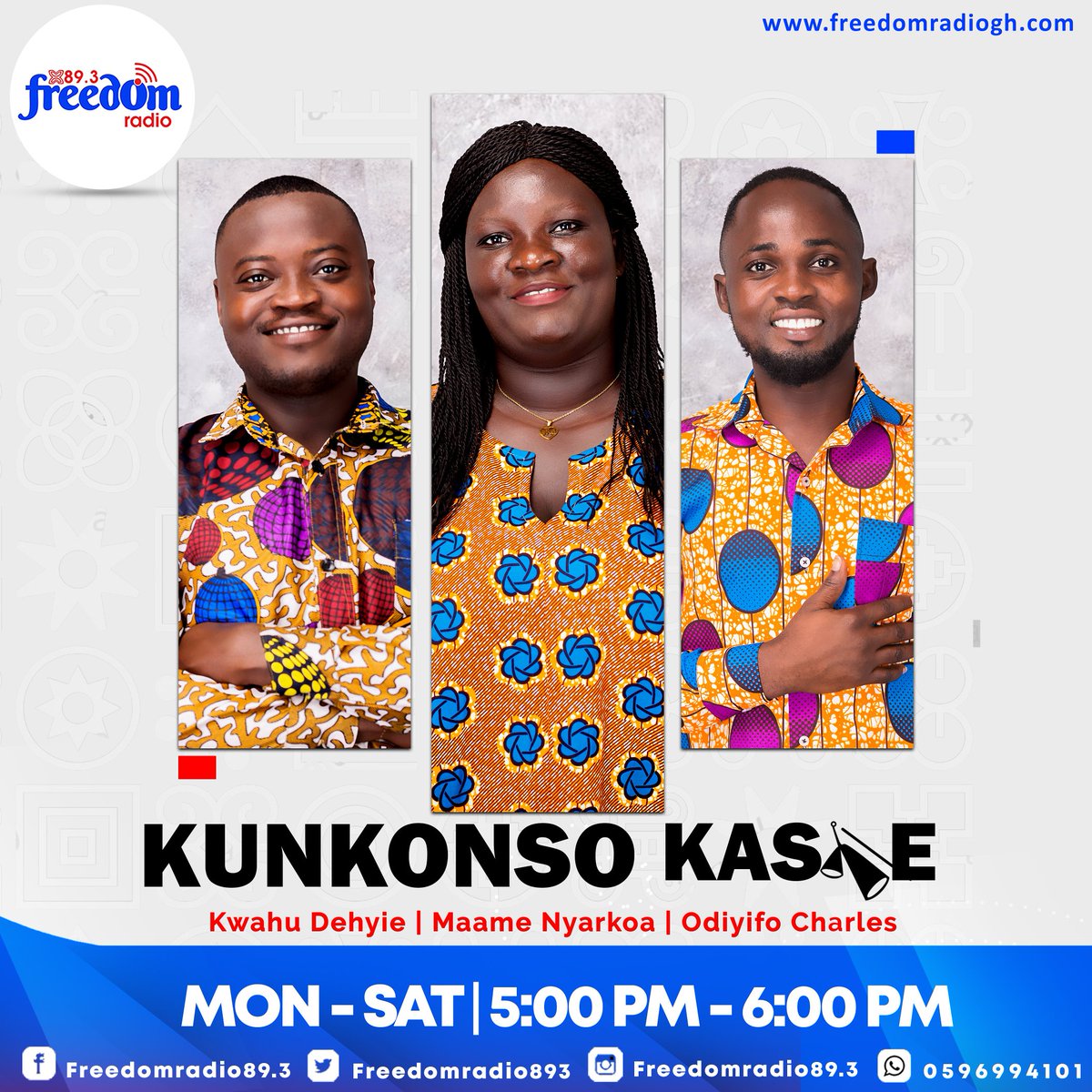 freedomradiogh's tweet photo. Get informed with "KUNKONSO KASIE" on air every Monday to Saturday. #freedomradio #FreedomNews https://t.co/qNZmtw3i8A