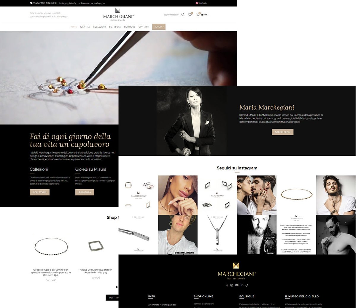 Neikos_agency's tweet photo. #sitoweb #ecommerce per il brand Marchegiani-Italian Jewels, con due obiettivi:
💎guidare l’utente in un viaggio virtuale nel mondo dell’arte #orafa
💍offrire ad un pubblico anche #internazionale la possibilità di #acquistare le sue iconiche #creazioni.
https://t.co/NF50GZZQc6 https://t.co/q9lsW6VAMJ