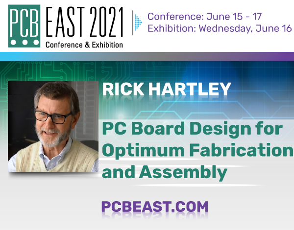 pcb_east's tweet photo. Join Rick Hartley in June at #PCBEast, register today! https://t.co/ureeMEAm5d 
#design #PCBs #Engineering #Training #Assembly #PCBdesign #PCBLayout https://t.co/qgODPSRjUc