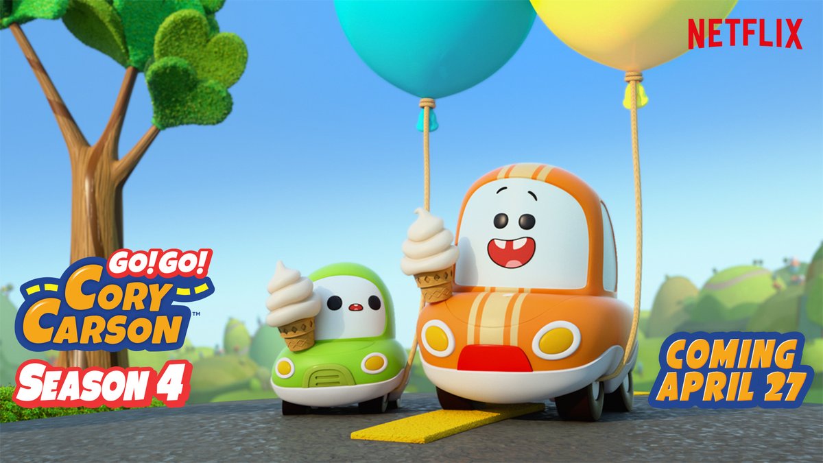 vtechtoys's tweet photo. New Cory? Pretty sweet. 🍦🍦🎈

Go! Go! Cory Carson Season 4 rolls on in April 27 - only on Netflix!

   ☁️        ☀️         ☁️
        ☁️         🚁
🚗🚙🚒🚕🏎🌳🌲 https://t.co/yHXNNKqagT