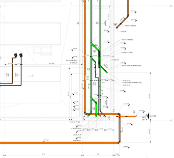BIMCubedInc's tweet photo. BIM Cubed recently modeled plumbing to LOD 400 including sanitary, vent, storm, domestic water and condensate lines for a Battery Charging Station. Take a look! 

#bim #bimcoordination #revit #technology #engineering #mep #plumbing #architecture #construction https://t.co/xMjt37RAVx